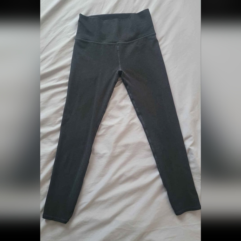 Vuori Clean Elevation Heather Black Leggings Size S